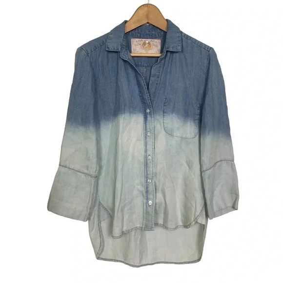 Bella Dahl Chambray Button Down Shirt - Picture 3 of 10